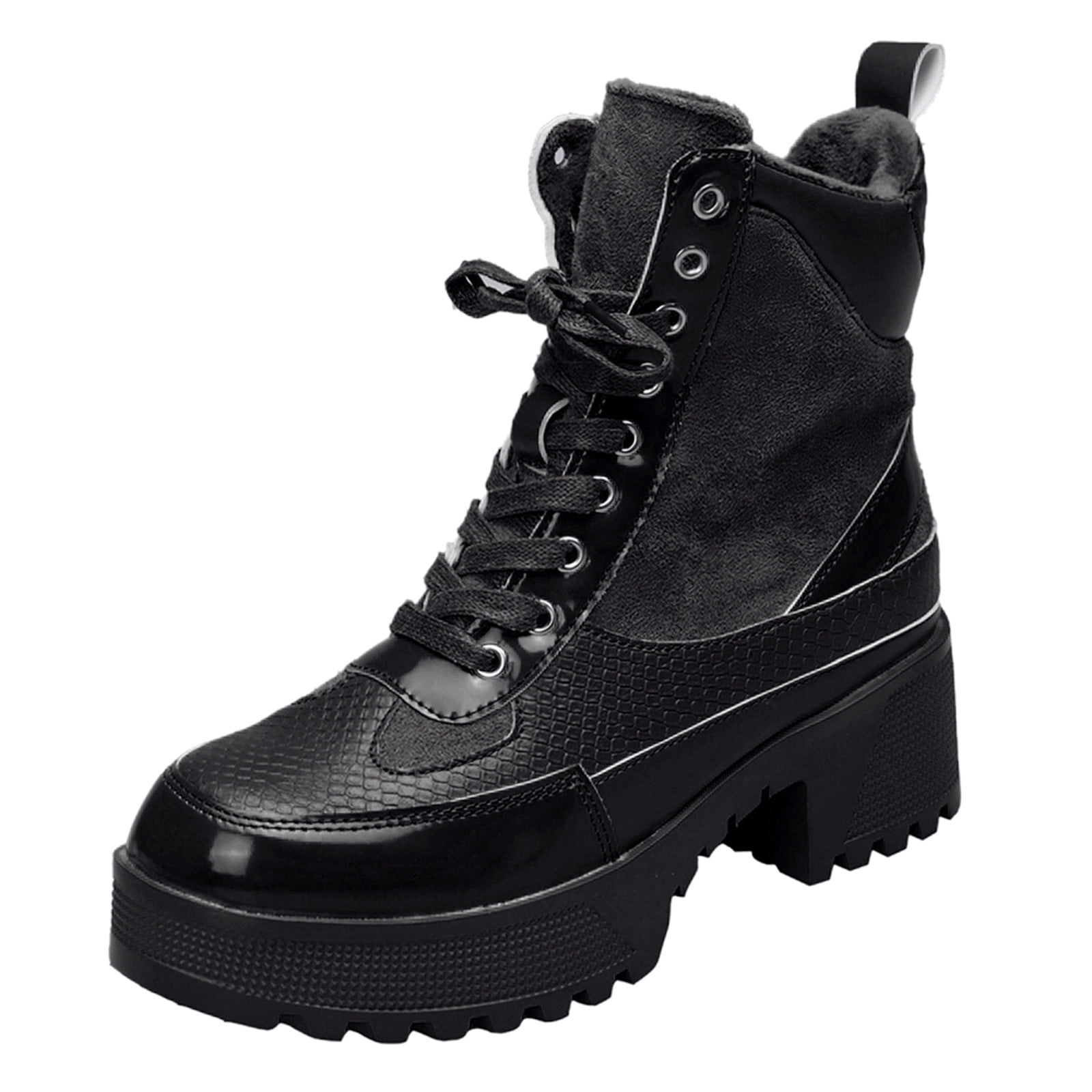Commander chunky sole hot sale lace up ankle boot