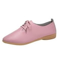 thumbnail image 1 of KaLI_store Shoes for Women Womens Slip On Sneakers Perforated/Quilted Casual Shoes Fashion Walking Flats,Pink, 1 of 5