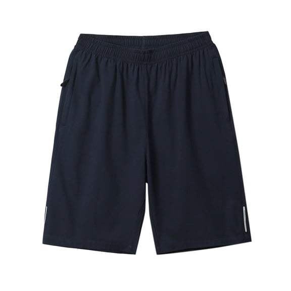 KaLI_store Shorts Men Men's Hiking Cargo Shorts Quick Dry Golf Outdoor Casual Travel Shorts with Multi Pocket for Work Camping Fishing Summer Dark Blue,L