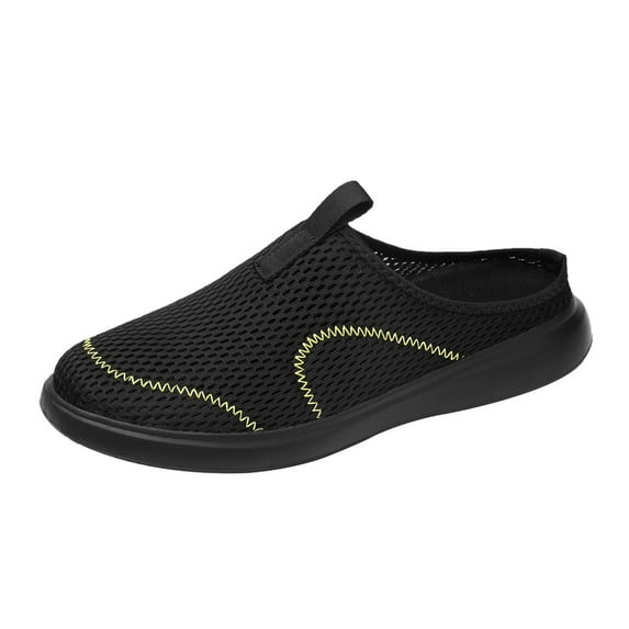 KaLI_store Slip on Shoes for Men Men Casual Shoes Sneakers Loafers Comfort Walking Shoes Fashion Driving Shoes Leather Shoes for Male Business Work Office Dress Outdoor,Black