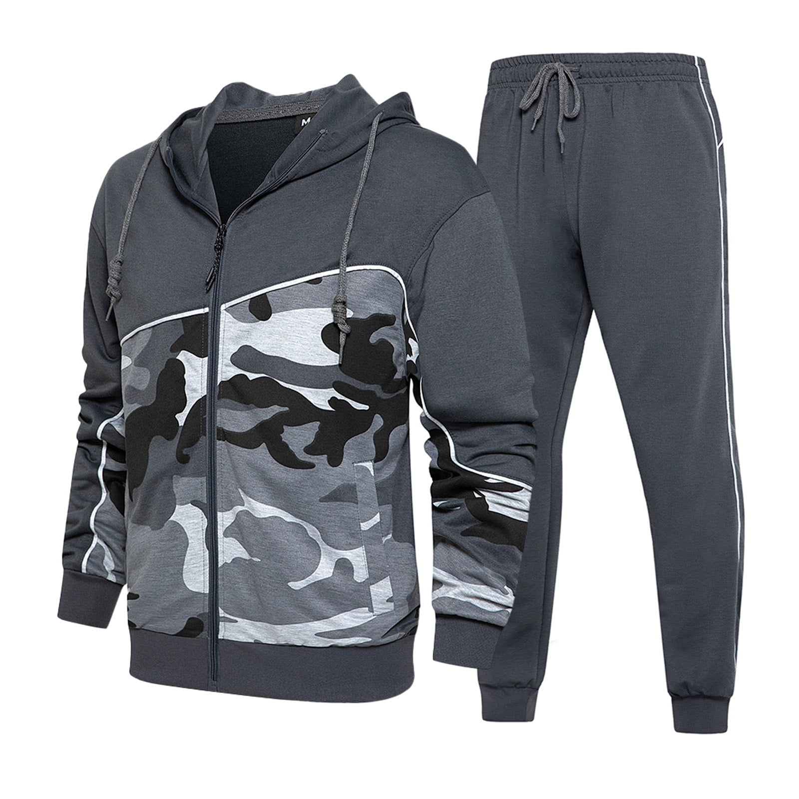 Track Suits Set KaLI_store Suits for Men Fashion Men's Track Suit Sets Long Sleeve Mens ...