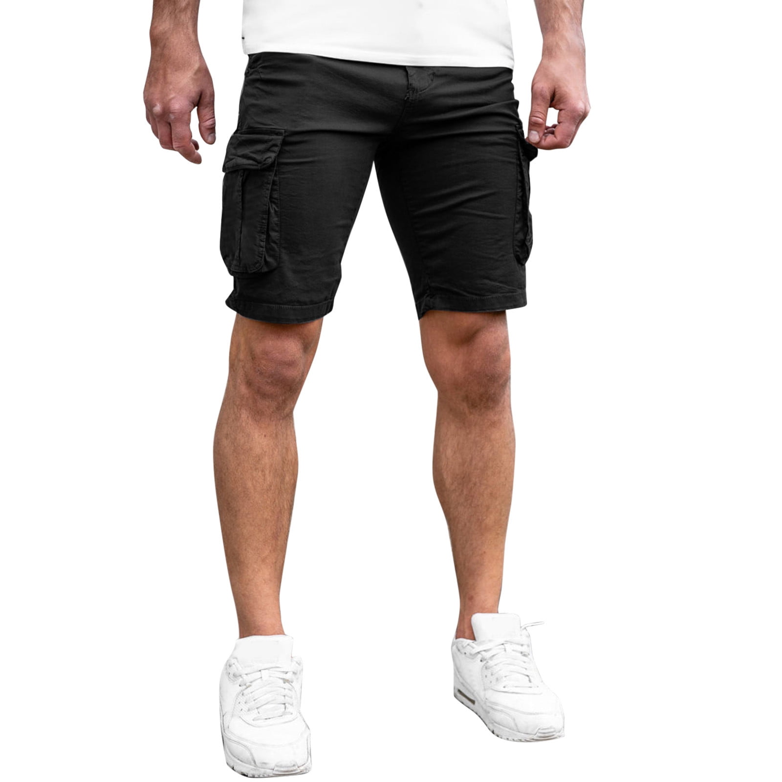 KaLI_store Sweatpants Men's Ripstop Wild Cargo Pants, Relaxed Fit