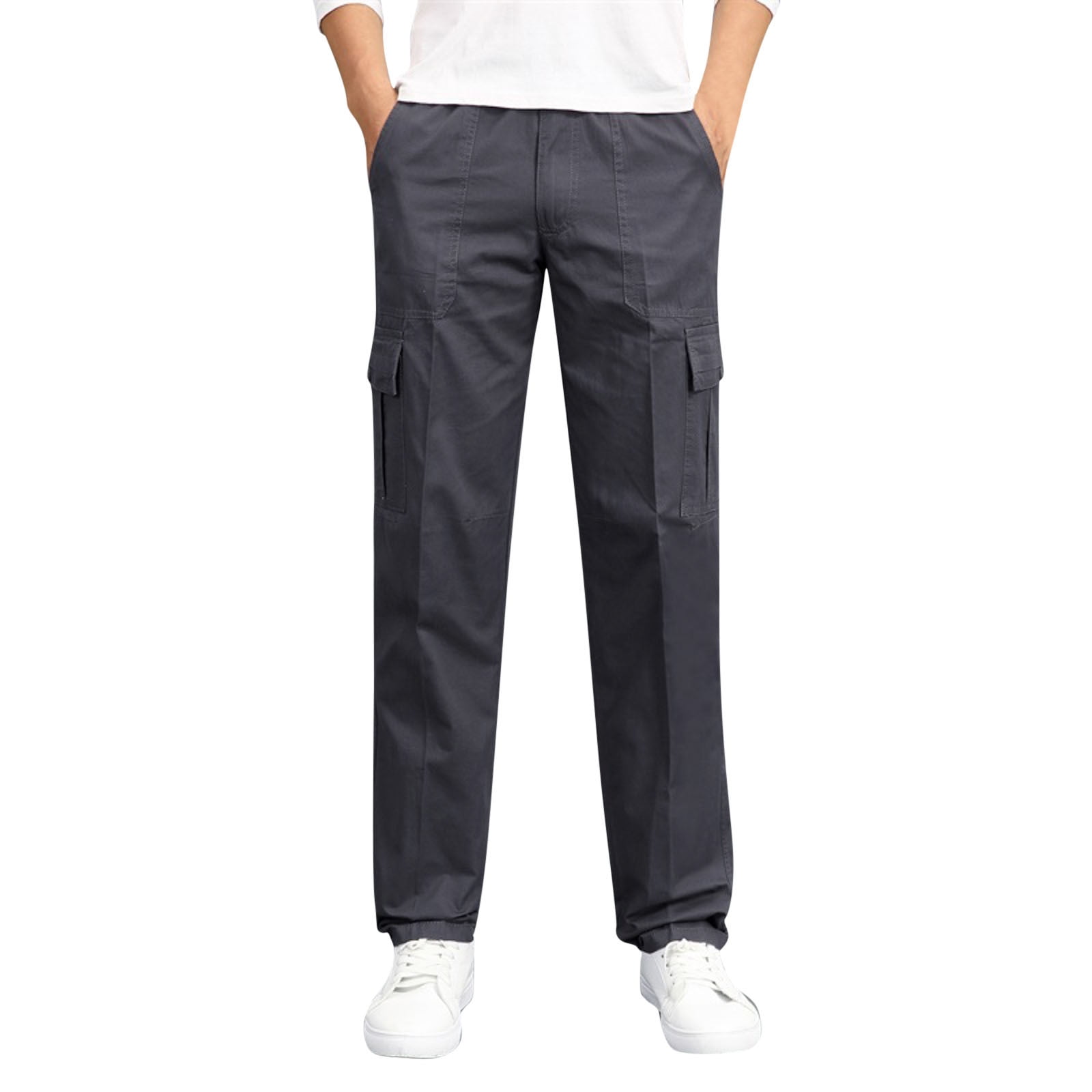 KaLI_store Sweatpants Men's Ripstop Wild Cargo Pants, Relaxed Fit