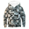 thumbnail image 1 of KaLI_store Sweatshirts for Boys Hoodies for Boys Girls Print Novelty Colorful Cool Kids Sweatshirts Grey,7-8 Years, 1 of 4