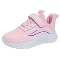 thumbnail image 1 of KaLI_store Toddler Shoes Girls Lightweight Breathable Tennis Walking Sneakers Sport Trail Running Shoe for Toddler/Little/Big Kid,Pink 4, 1 of 4