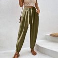 thumbnail image 1 of KaLI_store Women Pants,Women Baggy Cargo Pants High Waisted Wide Leg Loose Casual Pants Trousers Streetwear, 1 of 5