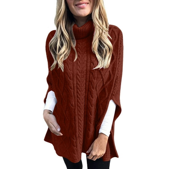 KaLI_store Women Sweaters Women Long Sleeve V Neck Button Down Sweater Solid Color Ribbed Knit Sweater Casual Relaxed Fit Pullover Jumper Red,XL