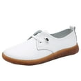 thumbnail image 1 of KaLI_store Women's Loafers Women Cushion Fashion Sneakers Breathable Casual Comfortable Lightweight Walking Shoes,White, 1 of 1