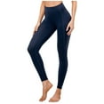 thumbnail image 1 of KaLI_store Women's Pants Black Flare Yoga Pants, Women's Bootcut High Waisted Wide Leg Leggings Navy,L, 1 of 5