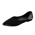 thumbnail image 1 of KaLI_store Womens Loafers Women Loafers Lightweight Slip on Flat Boat Shoes Comfortable Casual Loafers,Black, 1 of 5