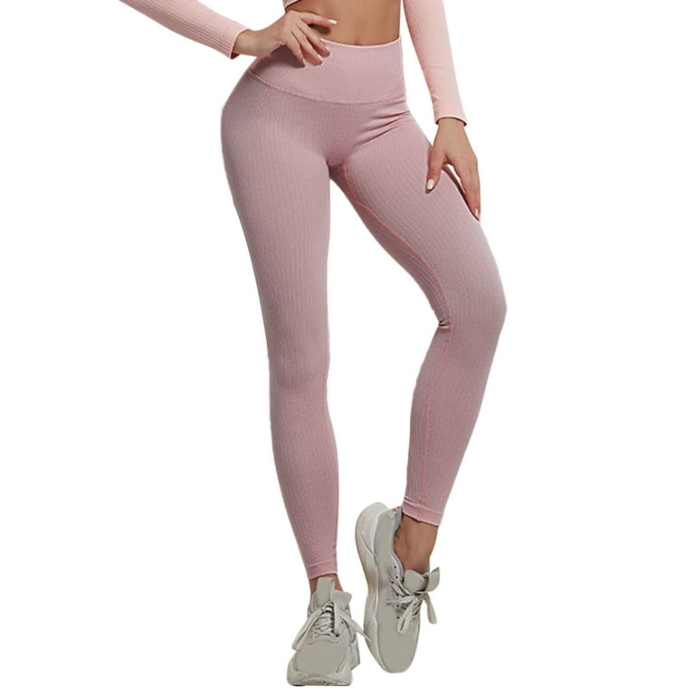 CAMBIVO Yoga Pants for Women, High Waisted Workout Leggings with