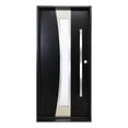 thumbnail image 1 of KaMic 36x80" Polyurethane Swing Door with Left-Hand Single Inward in Black, 1 of 3