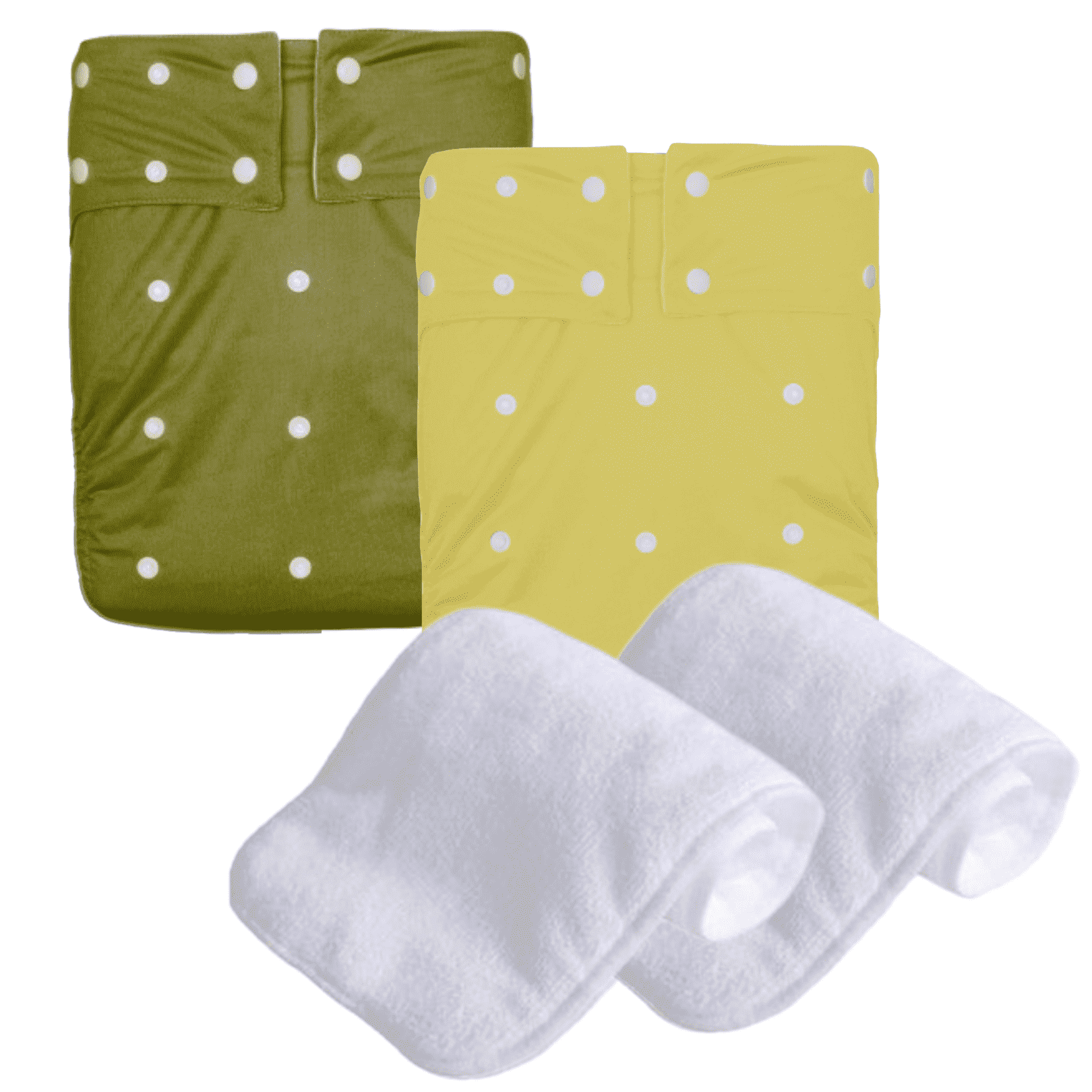 2-Pack KaWaii Teen/Adult Cloth Diapers with 2 Large Absorbent Inserts Unisex Waterproof  Incontinence Underwear #GY