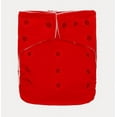 thumbnail image 1 of KaWaii Baby Original Squared One Size Pocket Cloth Diaper - Red, 1 of 14