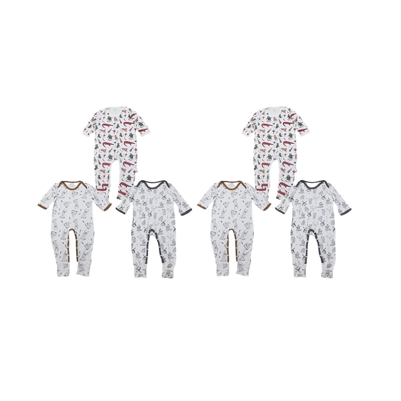 KaWaii Baby Unisex Bamboo & Organic Cotton Bodysuit, Soft & Comfortable for babies  6-9 Months, (3-Count)