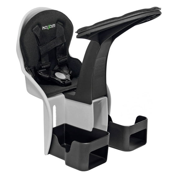 KaZAM Center Mounted Child Seat for Ages 8mo-3 Years, Light Gray