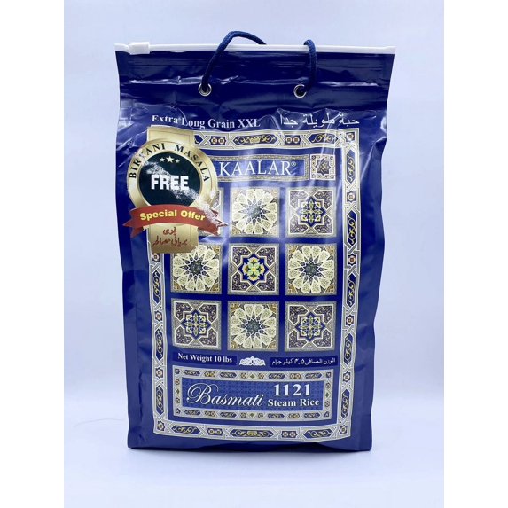 Kaalar Basmati Rice XXL 1121 10lbs