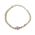 thumbnail image 1 of Kaash Customs 14k Gold Plated Anklet Bracelet with Adjustable Size For Women's Crown Anklet Gif For Her Fashion Jewelry Holiday Gifts, 1 of 2