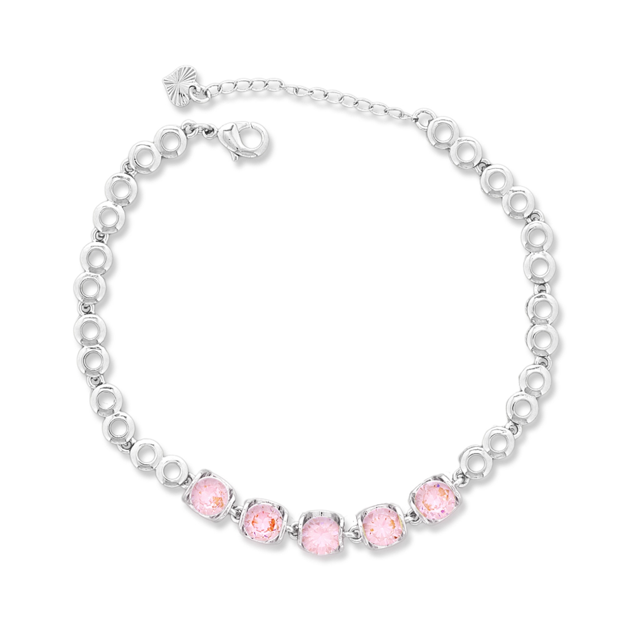 Kaash Customs Fine Silver Plated Anklet Bracelet for Adult Women, in Brass Metal