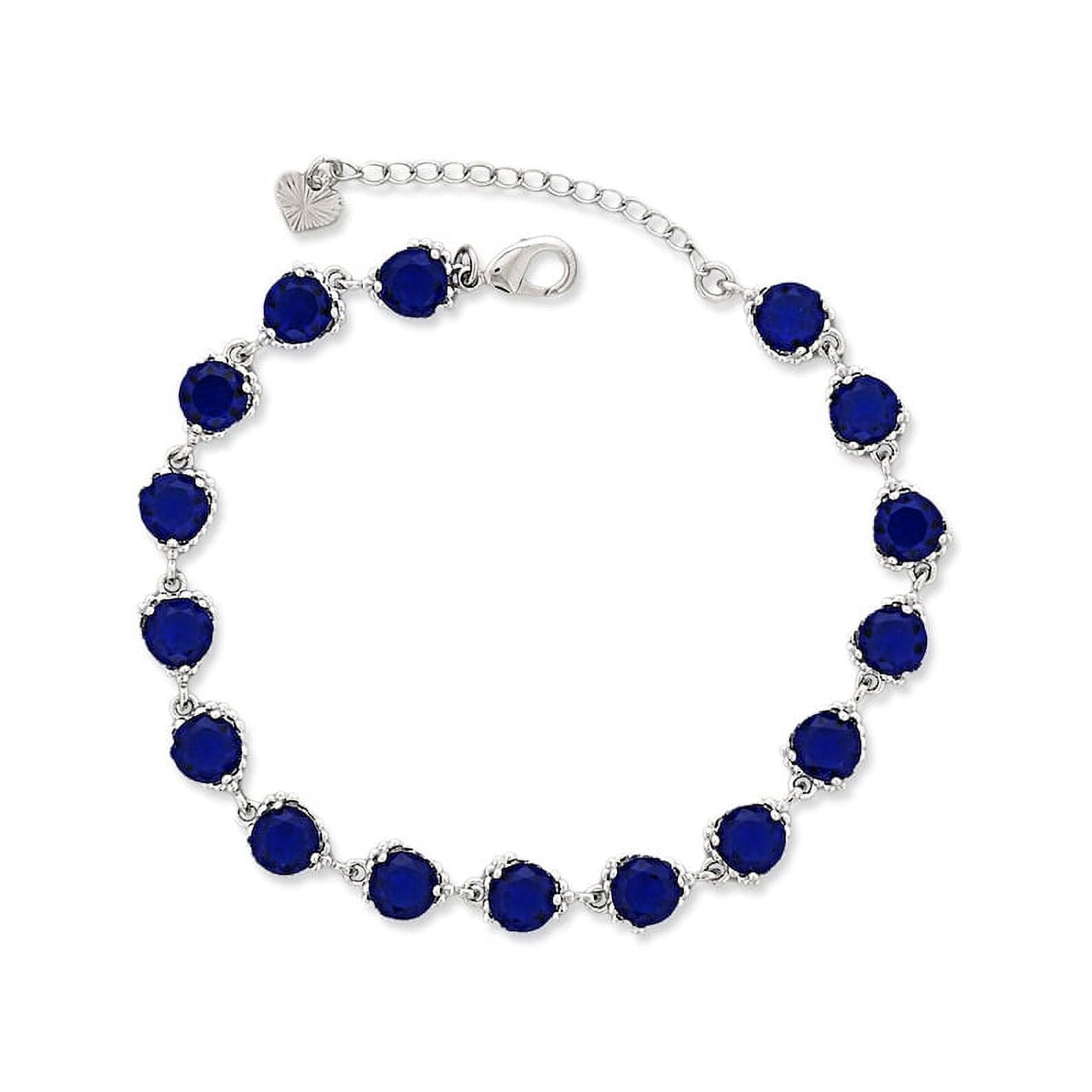 Kaash Customs Round Shape Adjustable Anklet Bracelet with Silver Plating Women Jewelry Gifts