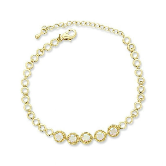 Kaashcustoms Gold Italian Chain anklet bracelet for women Summer Beach Foot Jewelry Gift For Her