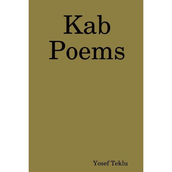 Kab Poems, (Paperback)