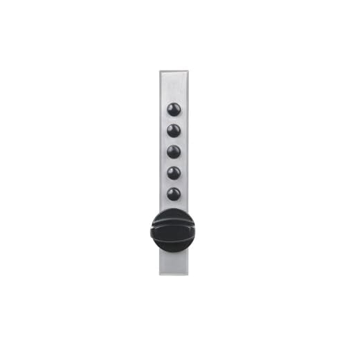 Kaba 9661C10-26D-41 Cabinet Lock 14/20G Mtl Ct Sd 26D, Satin Chrome