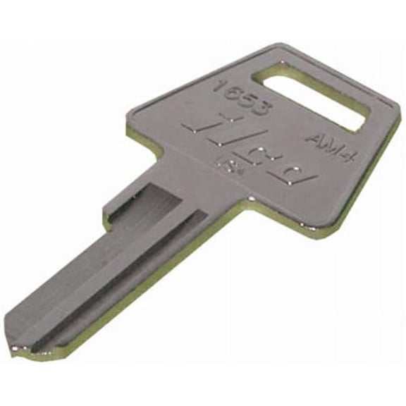 Kaba AM4 Nickel Plated Brass American Lock Key Blank- Pack Of 10