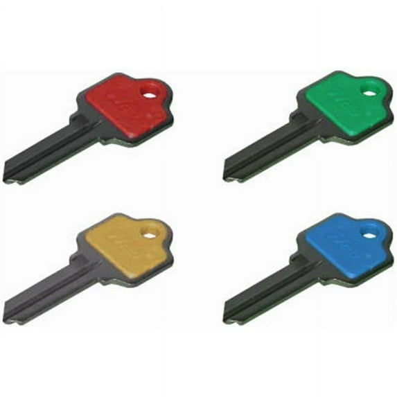 Kaba Ilco Corp. AR1 Key Blank Almet & Arrow Style - Nickel Plated Brass - Pack of 5