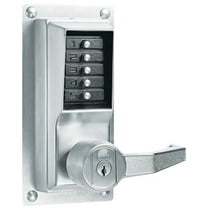 Kaba Access 5000 Extra Heavy-Duty Pushbutton Lever Lock, Schlage C ...