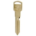 thumbnail image 1 of Kaba Ilco Corp. Automotive Key Ilco Key B92/P1109 - Nickel Plated - 10 Pack, 1 of 3
