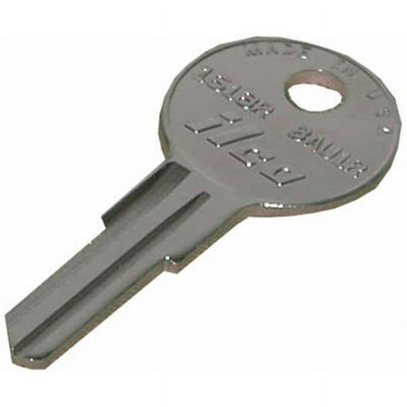 Kaba Ilco Corp. File Cabinet Replacement Key BAU1R/1618R - Nickel Plated - 10 Pack