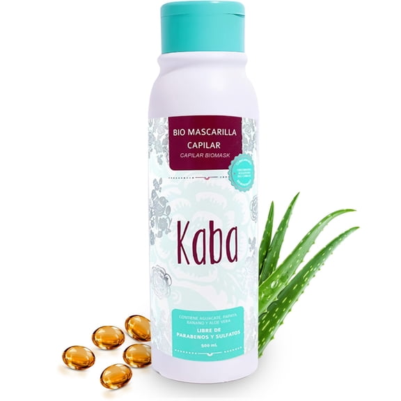 Kaba Bio Hair Mask  500 ml | Kaba Biomascarilla for Growth & Strength Treatment | Natural Repair, Shine & Strength