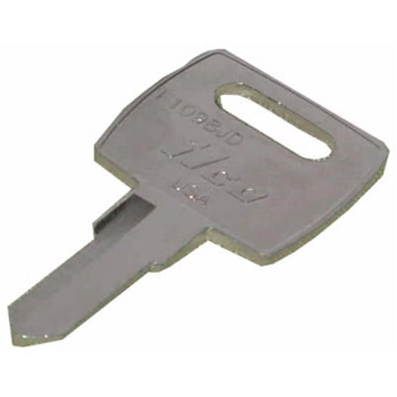 Kaba F1098JD Nickel Plated Brass John Deere Lawn Tractors Key Blank- Pack Of 10