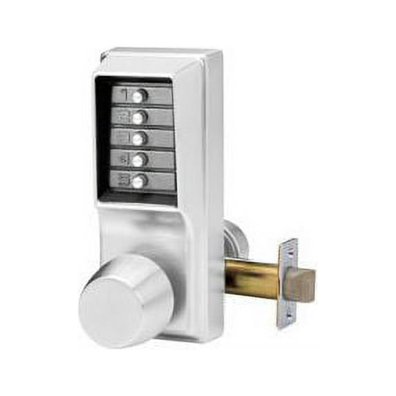 Kaba Ilco 1031K 2-3/4" Backset Combination Entry Mechanical Pushbutton Knobset - Brass