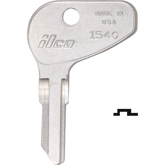 Kaba Ilco Corp. Ilco 1540 Kubota MWR Lawn Mower Key (10-Pack) IAA00017352 — Residential Use, Standard Application