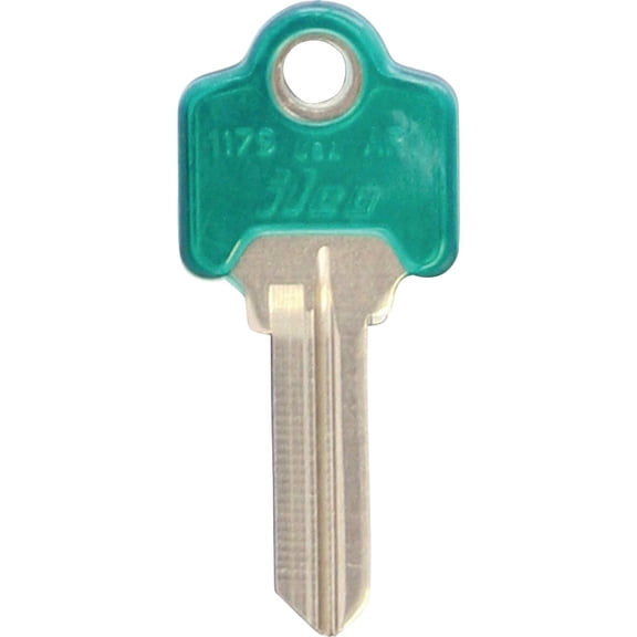 Kaba Ilco AR1-PC-ASSORTED Head Key Blank, Plastic, for Arrow Lockset, Assorted Colors - Quantity 5