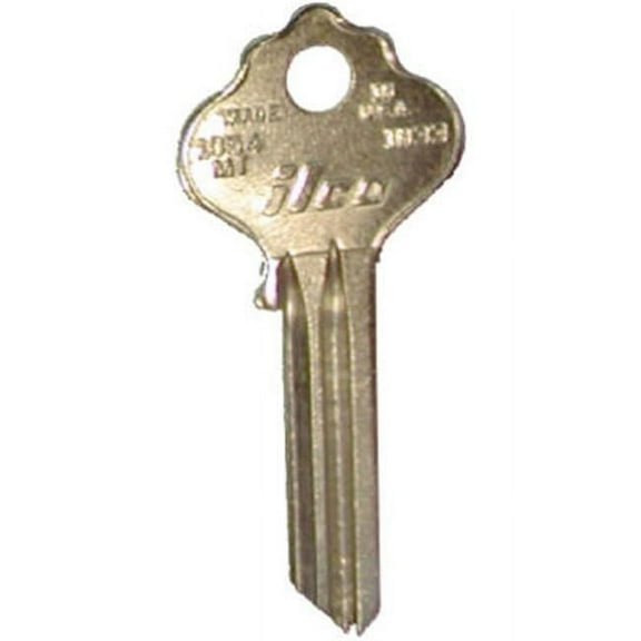 Kaba IN33-1054MT 1 x 0.1 in. Ilco Key Blank For Ilco Rim Cylinder Lock- Pack Of 10