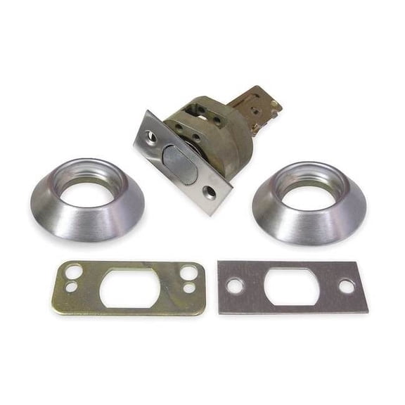 Kaba Ilco Deadbolt,HD,Satin Chrome 45-2-4-04-26D-0