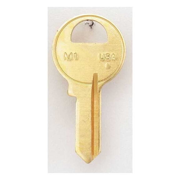 Kaba Ilco Key Blank,Brass,Type 1092,4 Pin,PK50 M1-BR