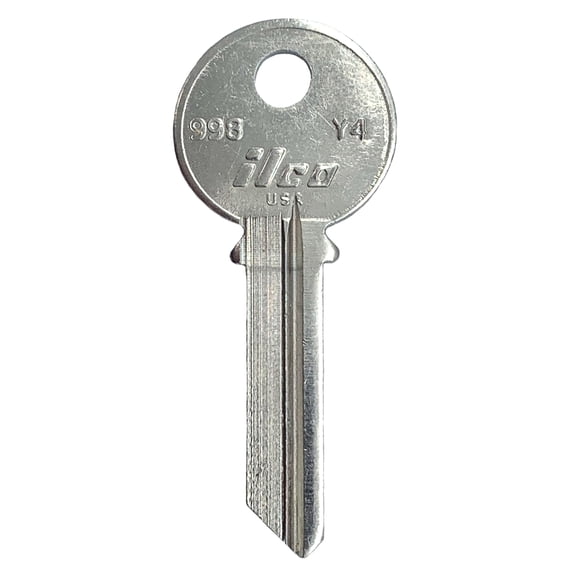 Y4-998 Ilco Yale Lockset Key Blank - Quantity 10