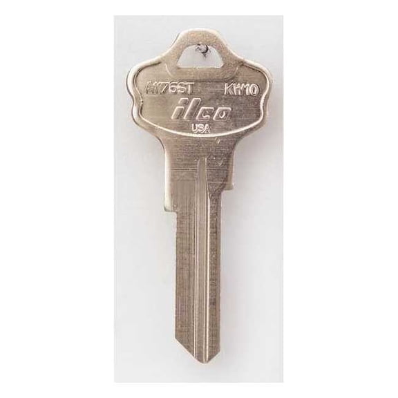 Kaba Ilco Key Blank,Brass,Type KW10,6 Pin,PK10 A1176ST-KW10
