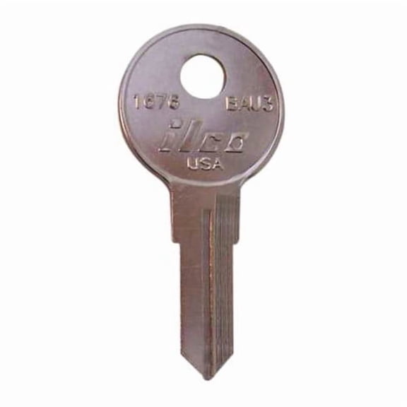 Kaba Ilco Key Blank, 1676-Bau3, Brass