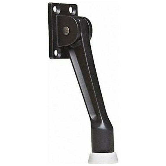 Kaba Ilco Lever Door Holder, Cast Zinc, Black, 5"H x 1-27/64"W IL-KDDH-5-BLK