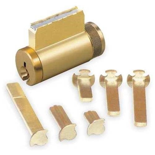 Lockset Cylinder, Satin Chrome, Keyway Type Sargent(R) LA, 5 Pins