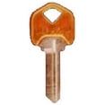 thumbnail image 1 of Kaba KW1-PC-AMBER Plastic Head Amber Key Blank- Pack of 5, 1 of 2