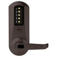 thumbnail image 1 of Kaba Simplex 5021SWL-744-41 Cylindrical Combination Lever Lock 2-3/4 Backset 1/2 Throw Latch Schlage FSIC Prep Less Core Dark Bronze with Brass Accents, 1 of 2