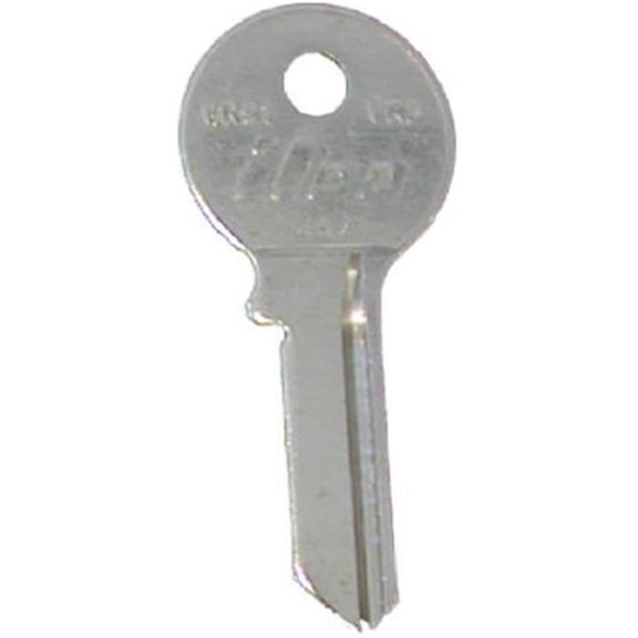 Kaba Viro Nickel-Plated Padlock Key VR2/VR91 - Brass, Multicolor - 10 Pack