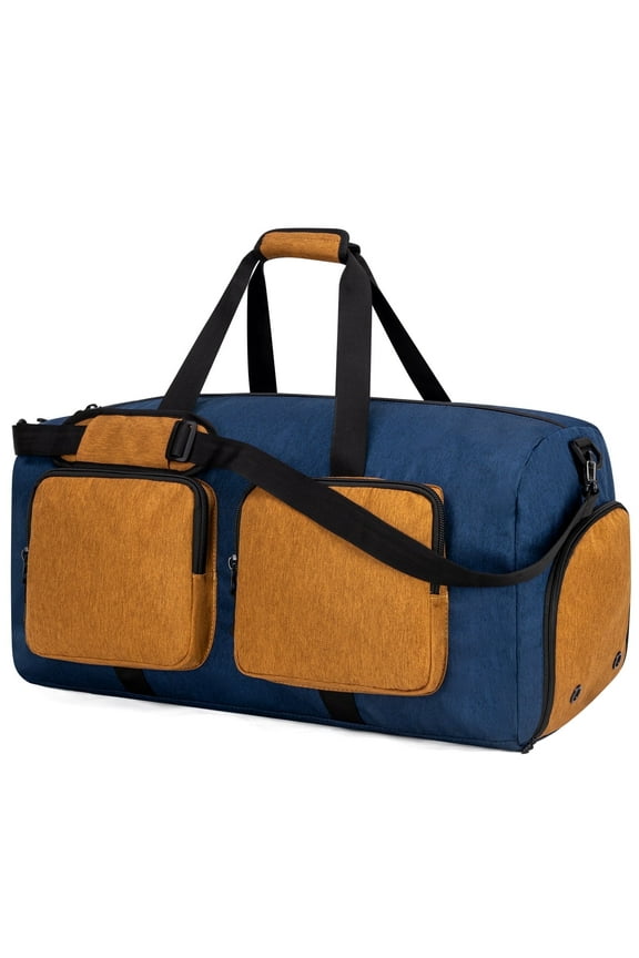 65L Travel Bag, Waterproof Duffel Luggage Gym Tote Bag, Weekender Carry On Overnight Bags for Women Men