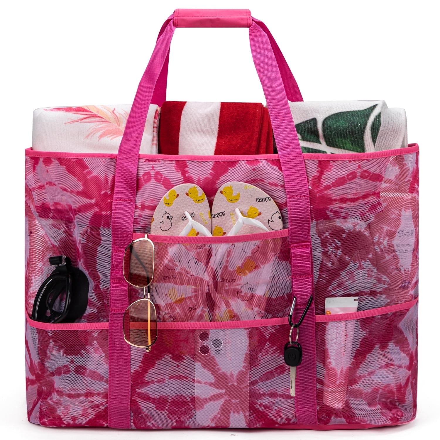 Large Beach Rucksacks Kabaqoo Extra Large Beach Bag with Multipocket Zipper, Waterproof ...